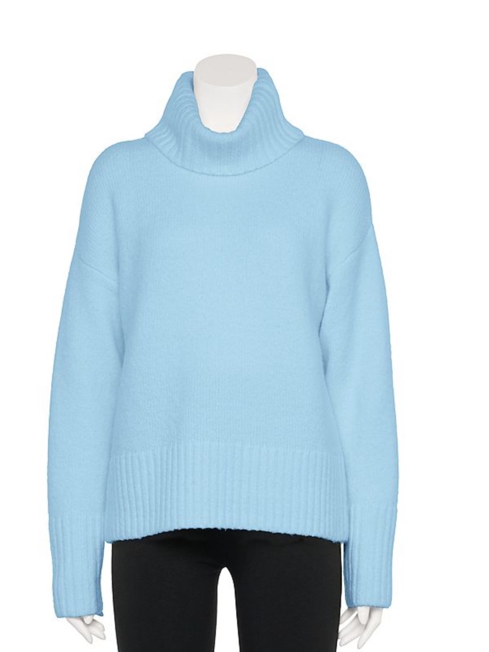 💙SO Soft Sky Cozy Oversized Turtleneck Sweater💙 ~ Juniors Medium